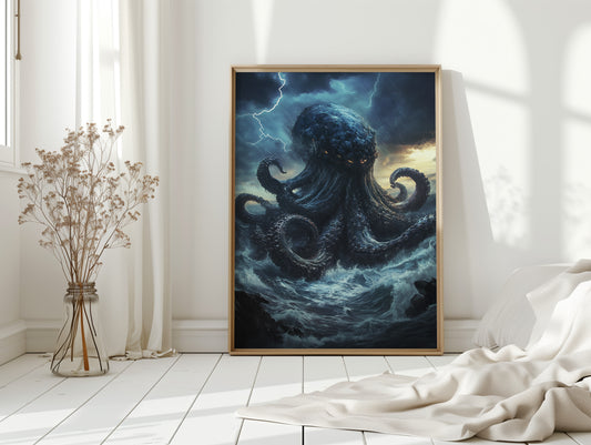 Awakening Beneath Stormy Skies