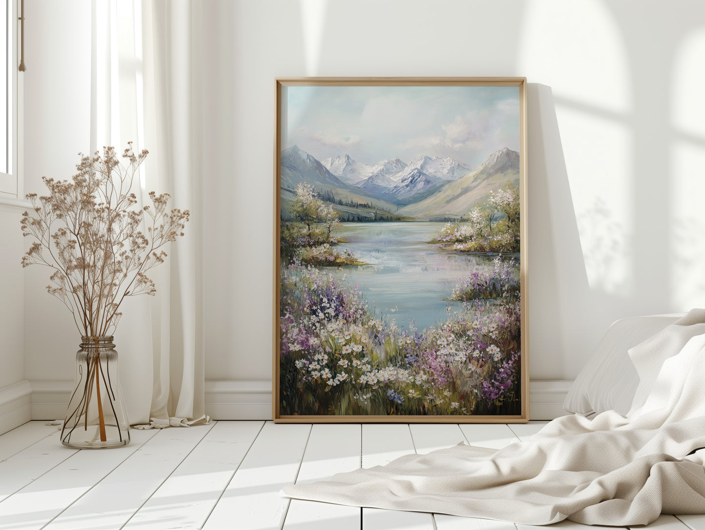 Where Mountains Meet Floral Shores
