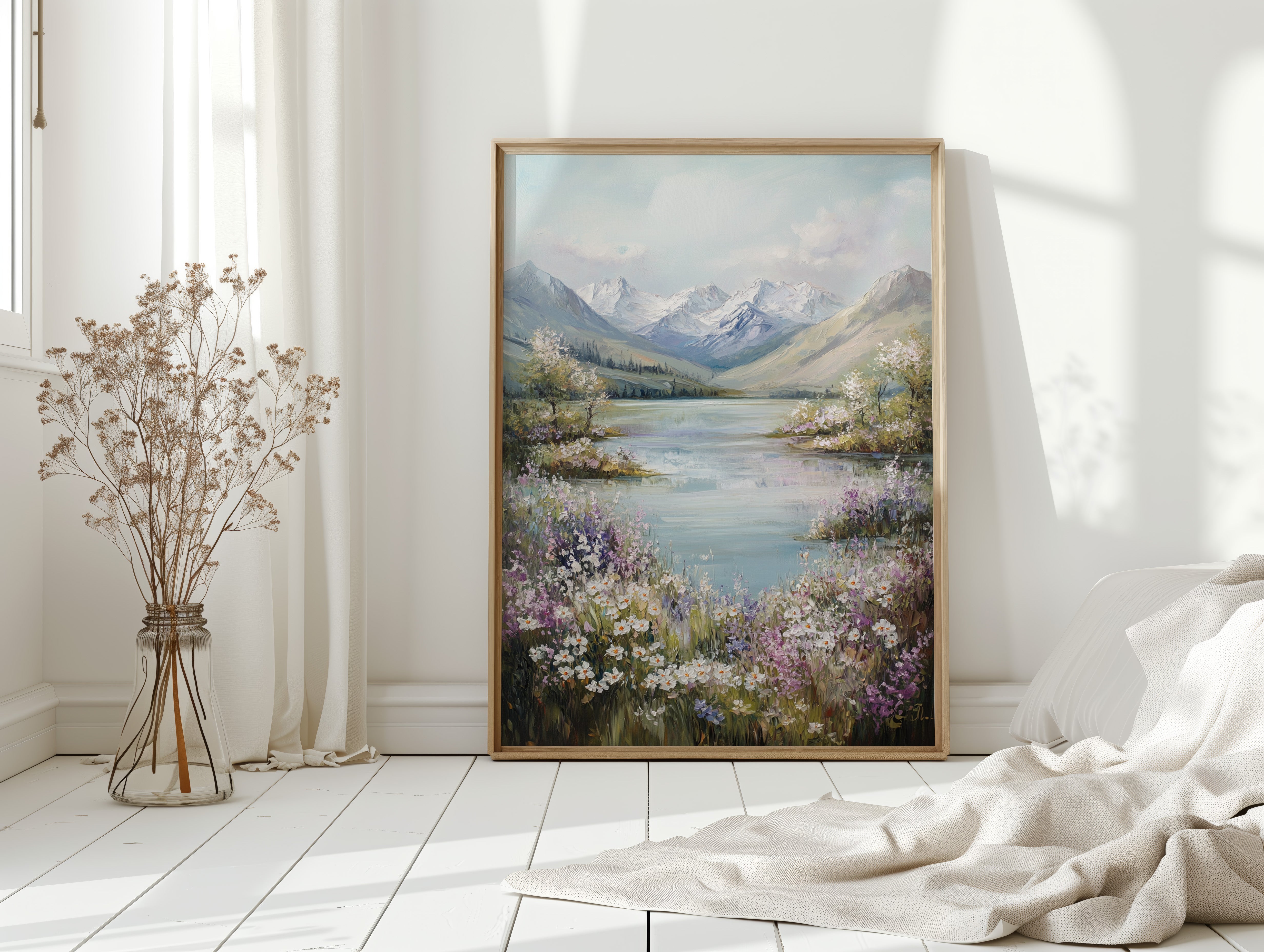 Where Mountains Meet Floral Shores