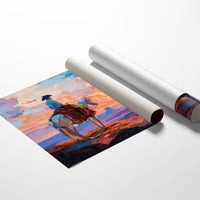 Sunset Paints A Cowboy's Prayer