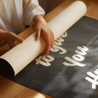 Promises Written On Blackboard Canvas