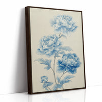 Blue Peonies Dance In Morning Light