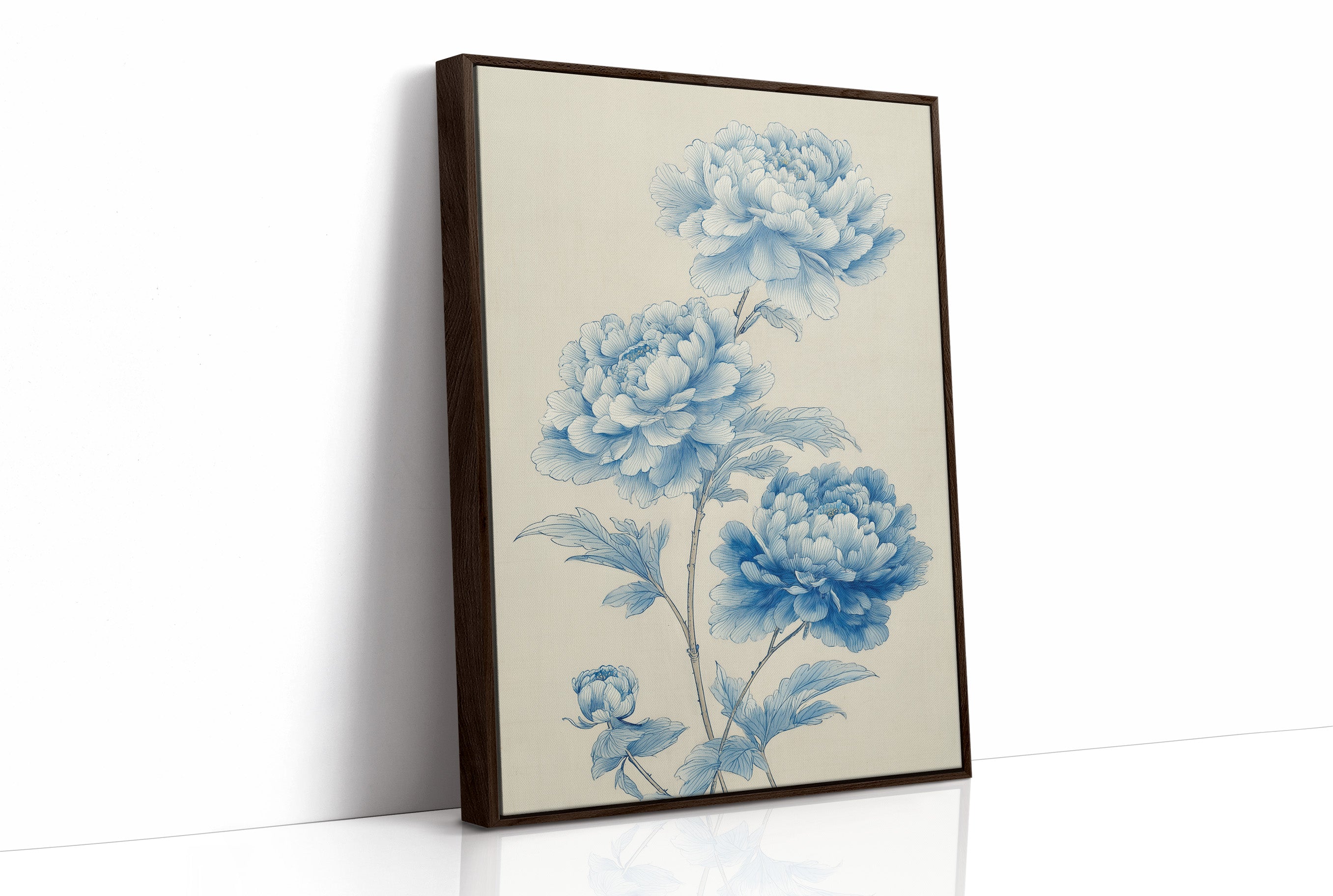 Blue Peonies Dance In Morning Light