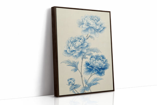 Blue Peonies Dance In Morning Light