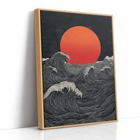 Crimson Sun Over Tides