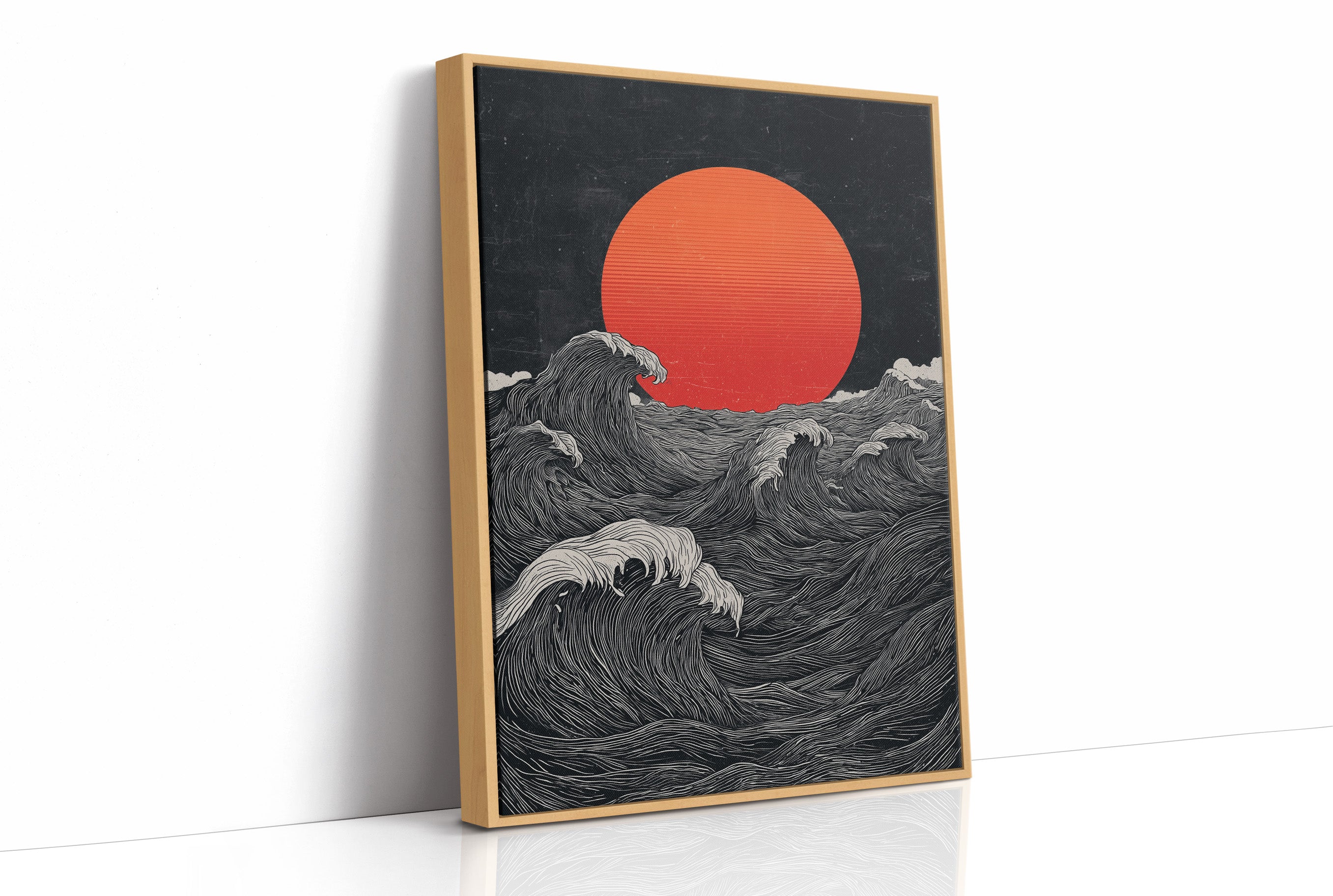 Crimson Sun Over Tides