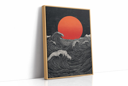 Crimson Sun Over Tides