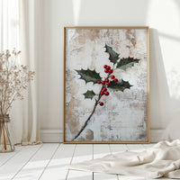Berries Against Winter's Canvas