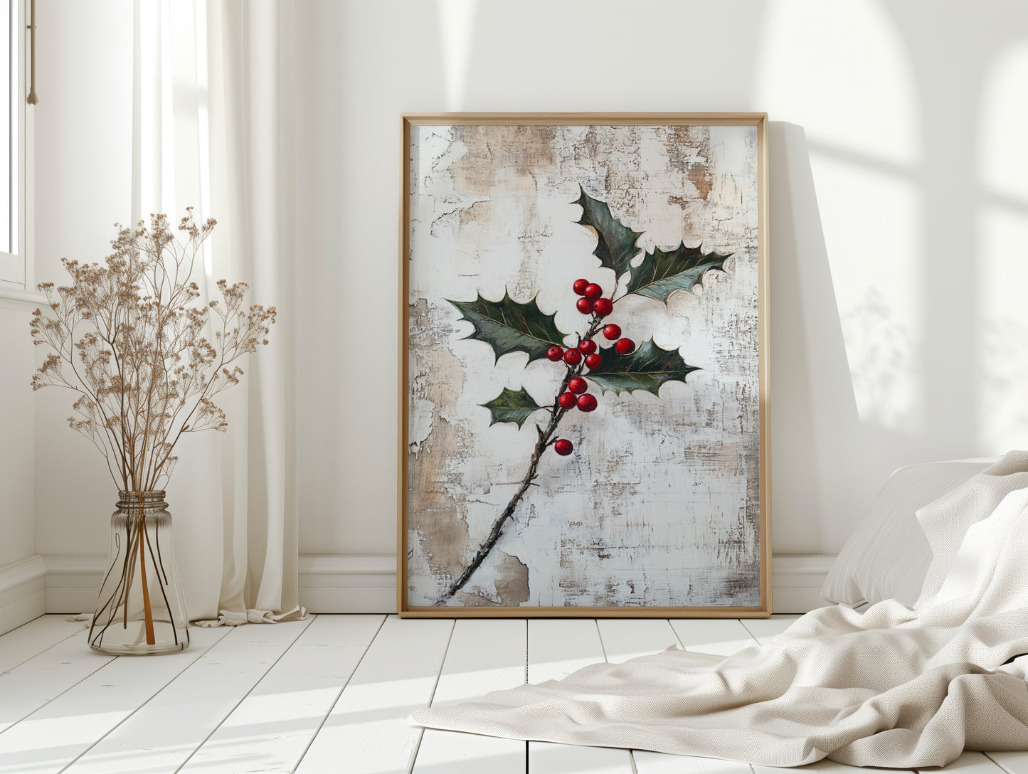 Berries Against Winter's Canvas