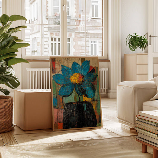 Blue Petals Paint Their Story