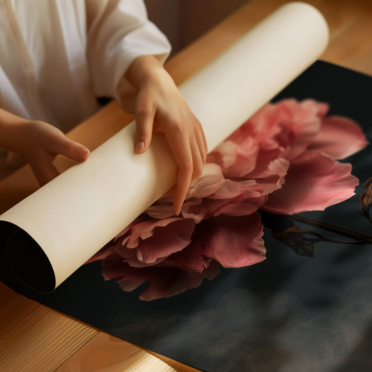 Peony With Roots of Smoke