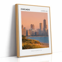 Chicago at Golden Hour
