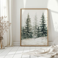 The Forest Breathes in White