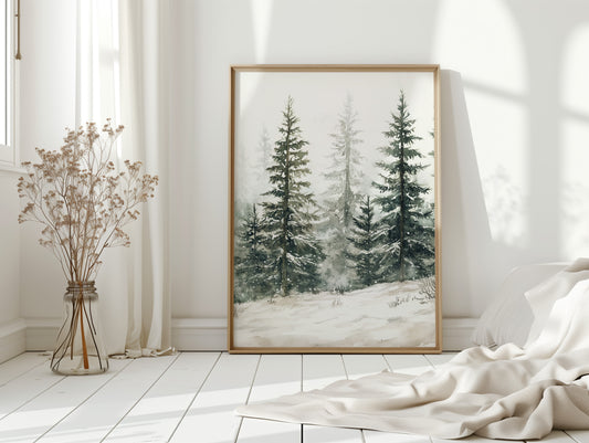 The Forest Breathes in White