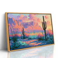 Saguaro Silhouettes at Twilight