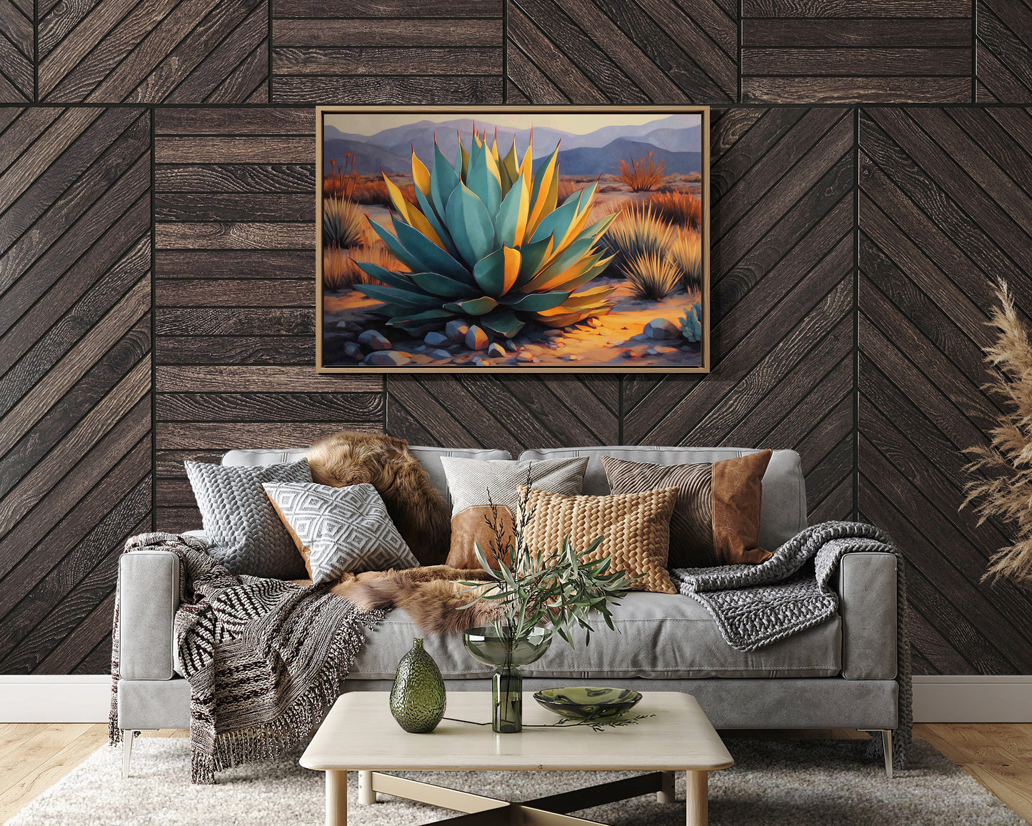Agave Dances With Desert Light