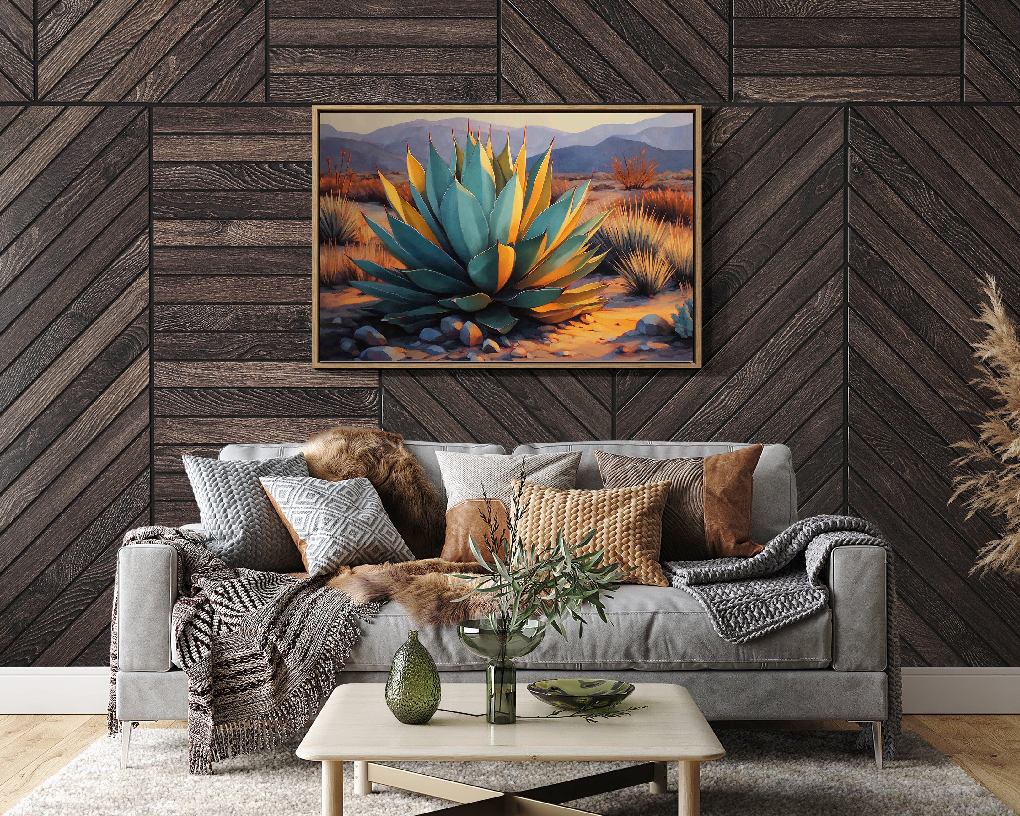 Agave Dances With Desert Light