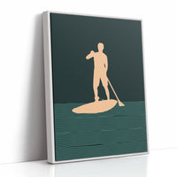 Paddle Through Evening's Gentle Lines