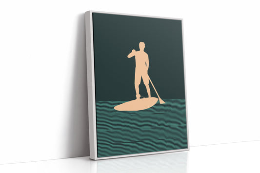 Paddle Through Evening's Gentle Lines