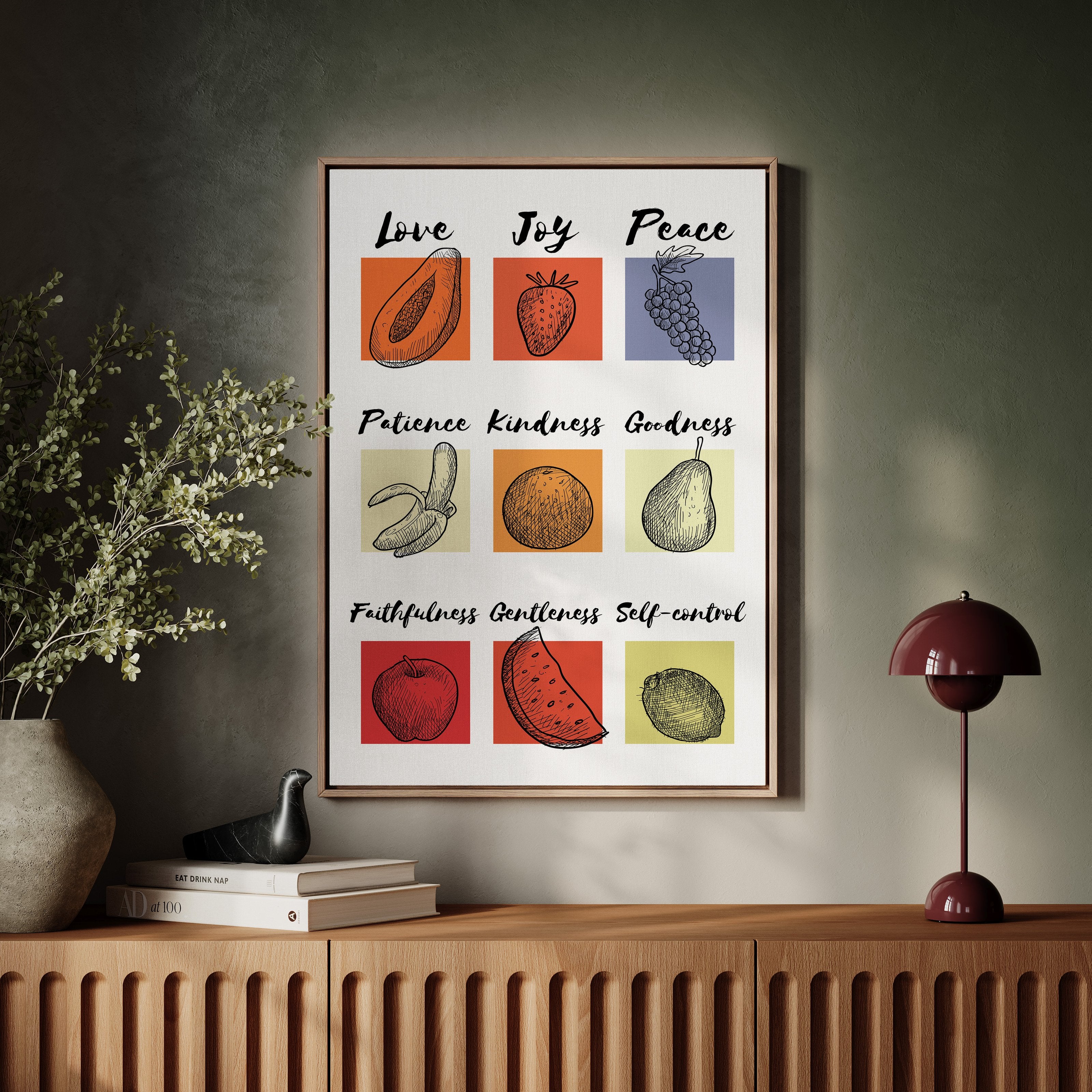 Sweet Fruits Teach Life's Gentle Ways