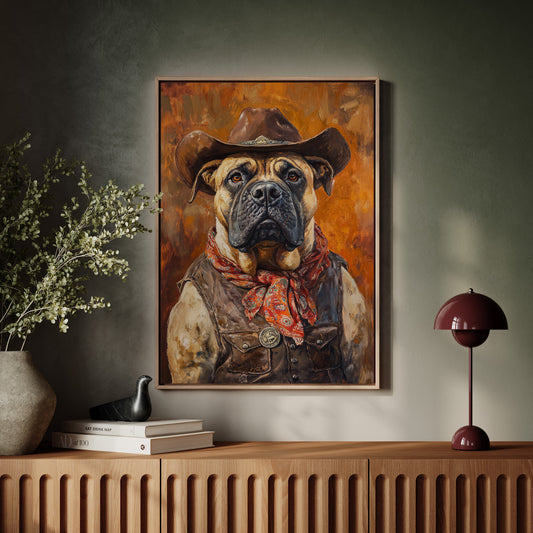 Bullmastiff Sheriff of the High Plains