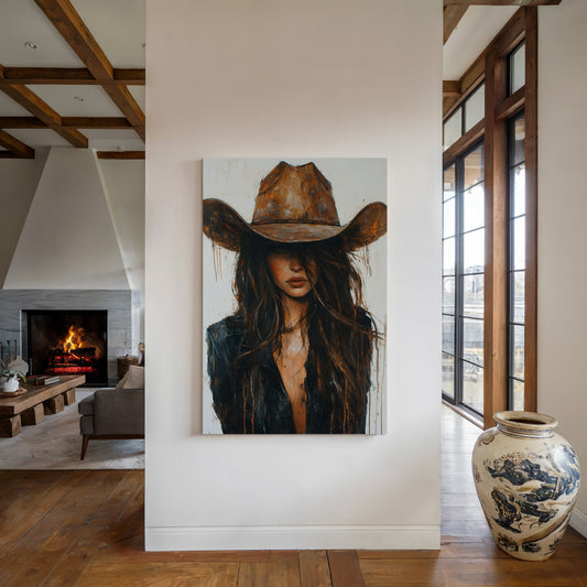 Whiskey Dust – Bold Western Cowgirl Print