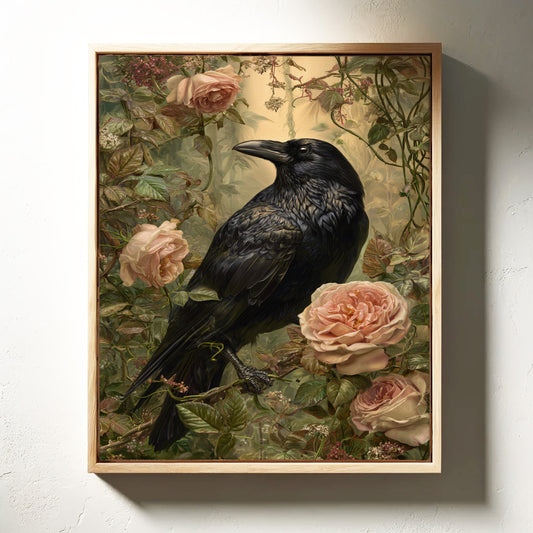 The Raven Among Blossoms