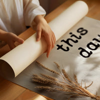 Morning Prayer On Wooden Table