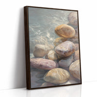 River Stones Catch Morning's First Light