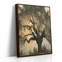 Live Oak Draped in Moss