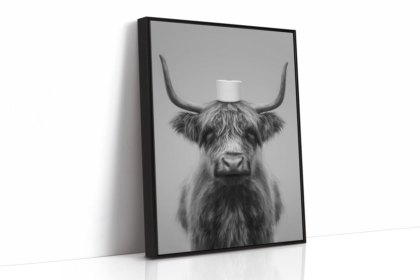 Highland Humor In Monochrome