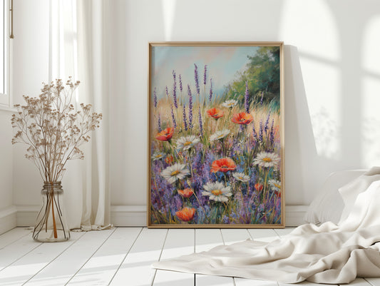 Fields Awash With Colorful Blooms