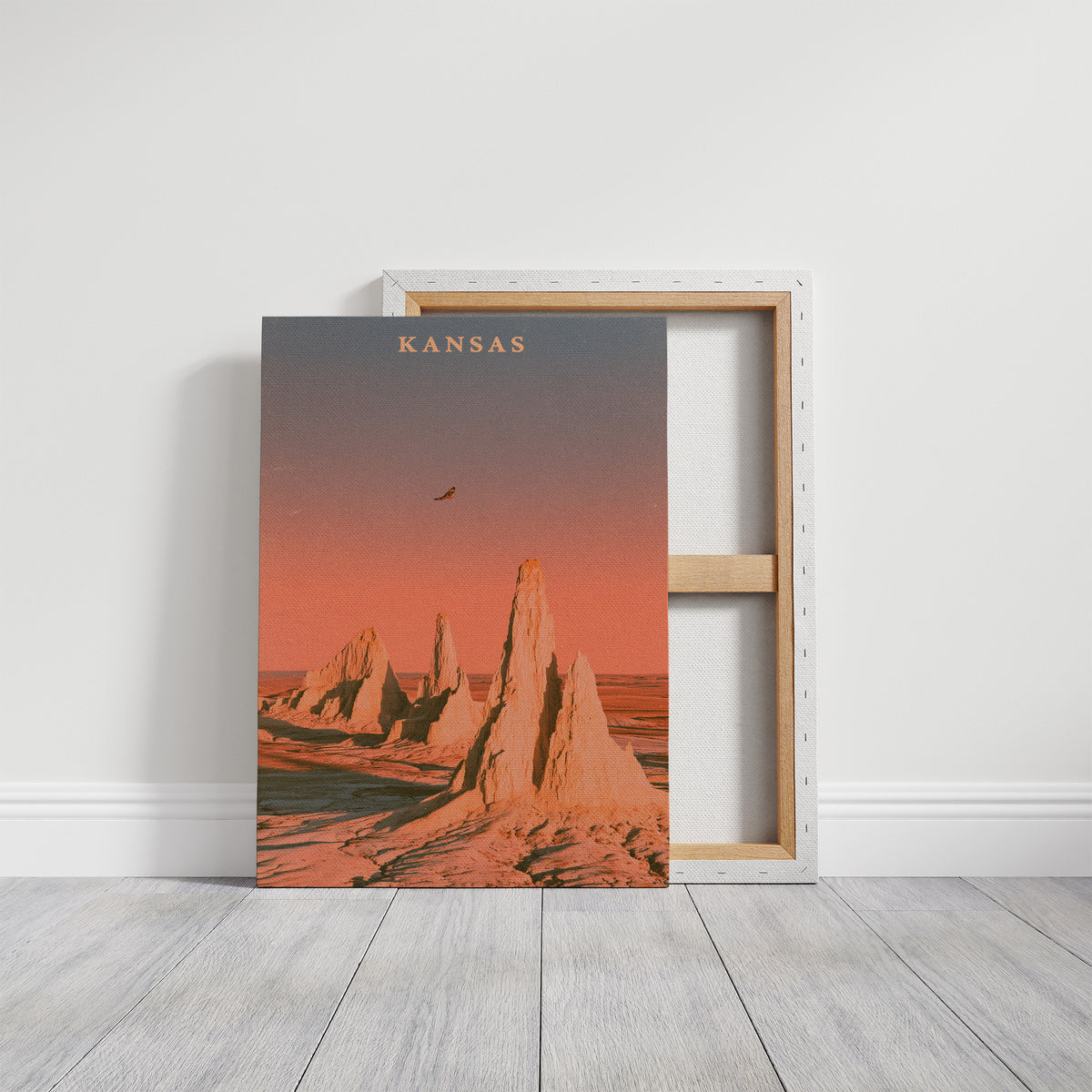 Rock Spires Sunset Prairie