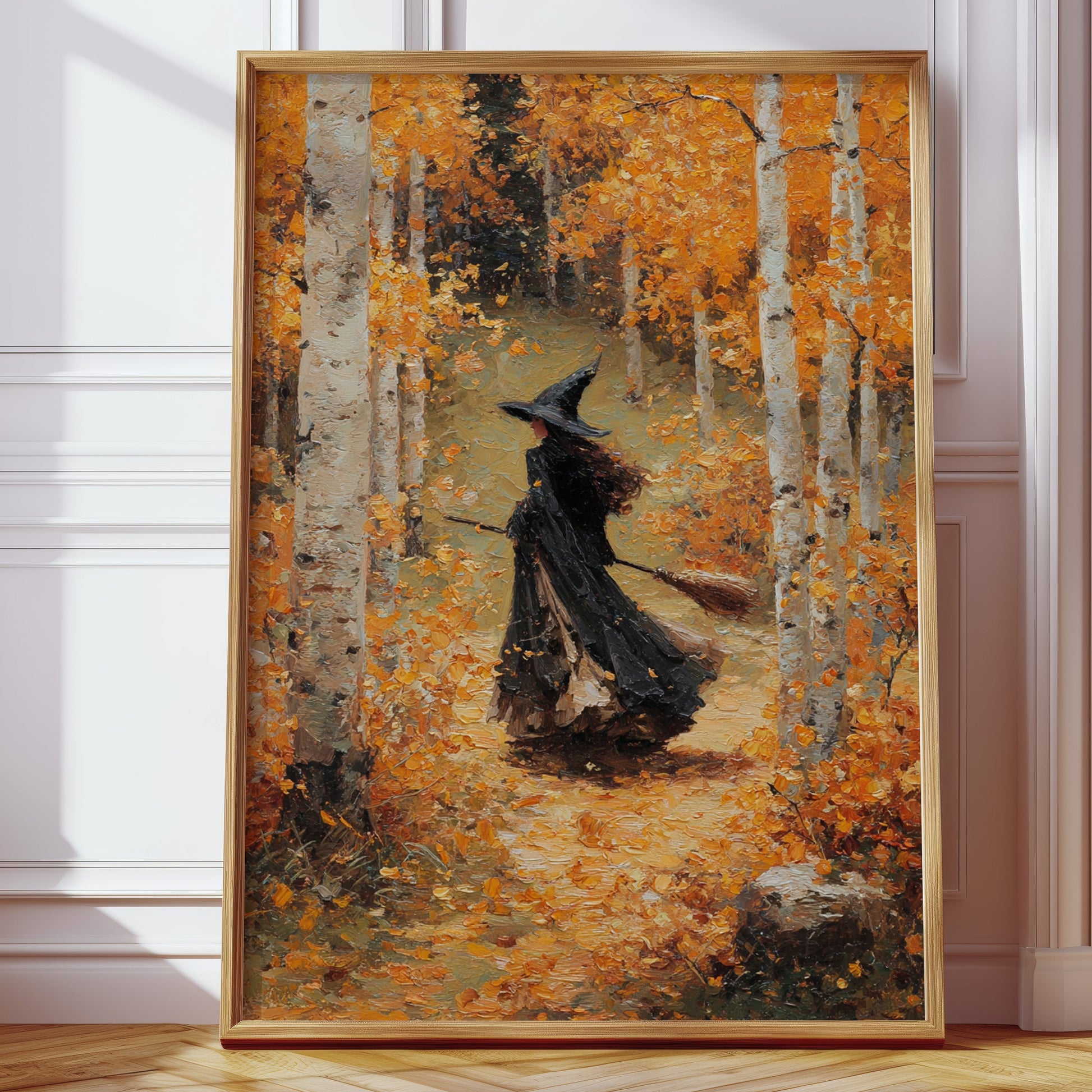 Through Golden Leaves She Dances
