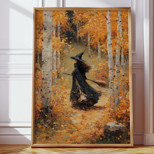Through Golden Leaves She Dances