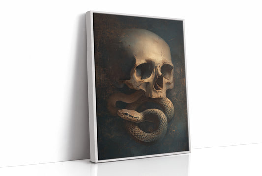 Serpent Coils Through Ancient Bone