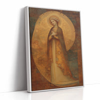 Gilded Devotion in Contemplative Silence