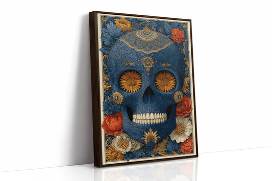 Floral Reverie Beneath Bone
