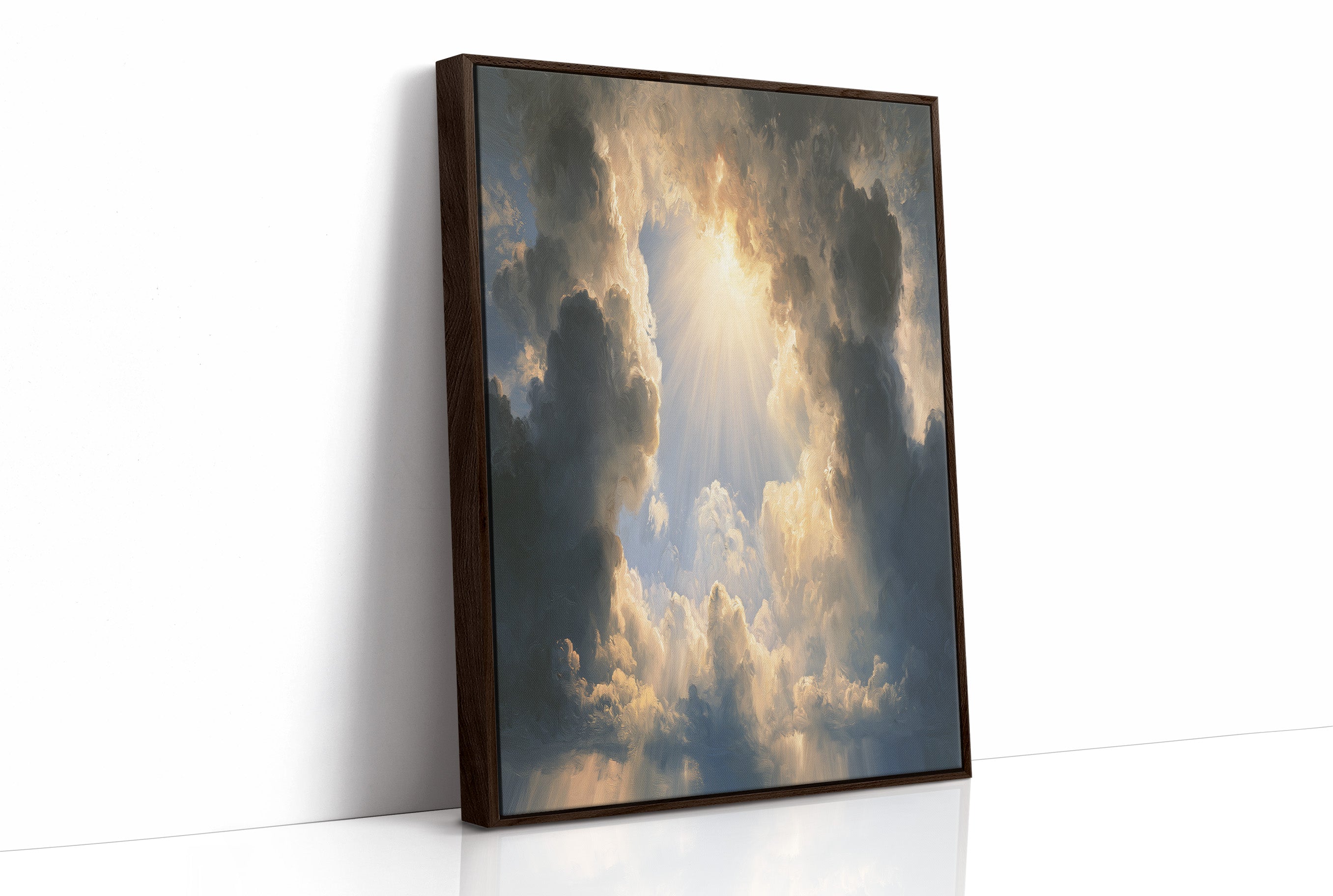 Sunburst Through Storm Clouds