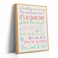 A Wall of Good Vibes Only