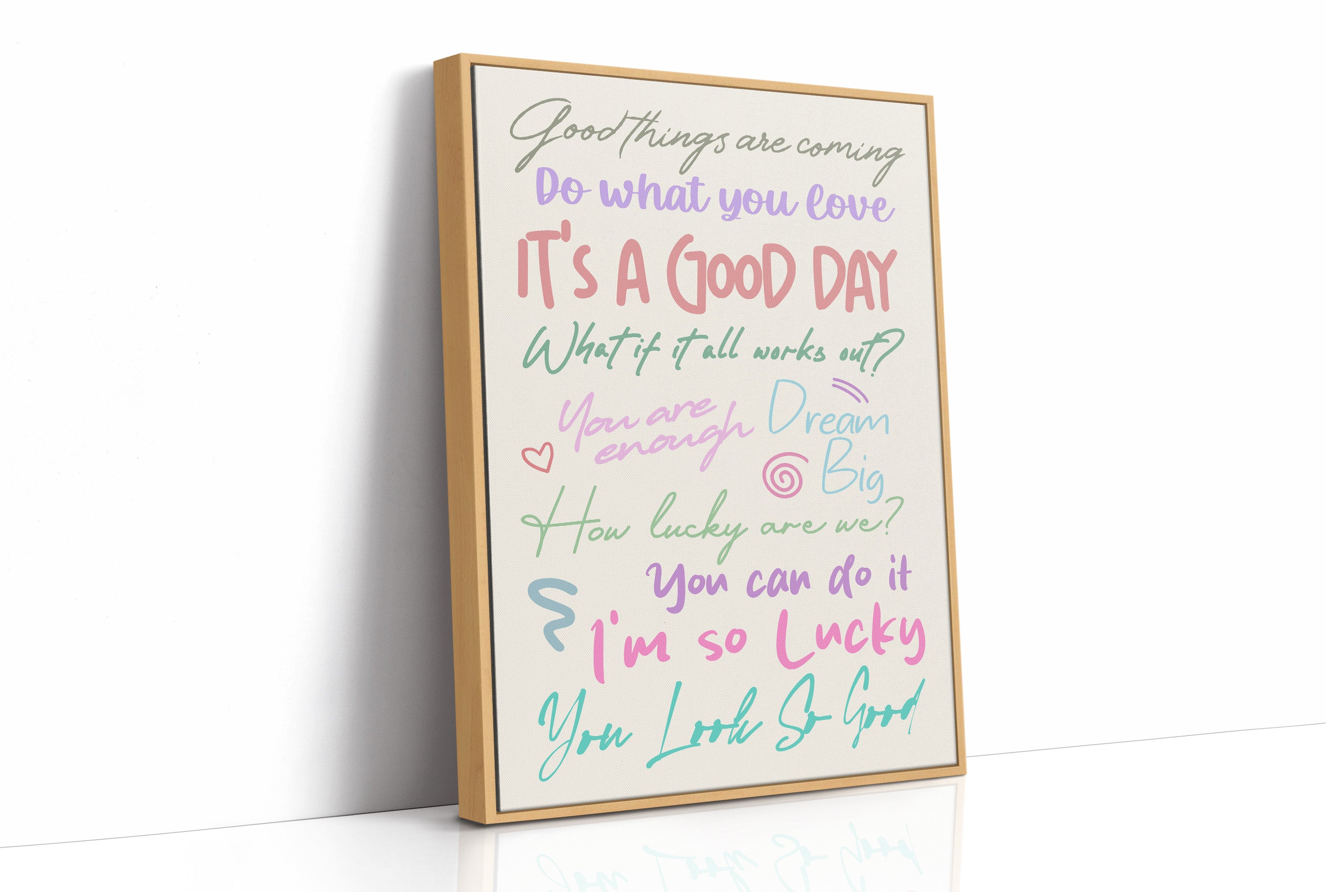 A Wall of Good Vibes Only