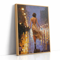 She Walks in City Light