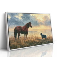 Bay Horse Meets the Shepherd