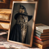 Midnight Sage With Amber Eyes