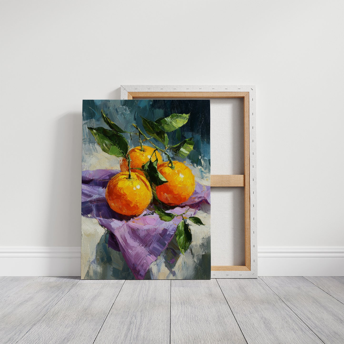 Three Oranges on a Lavender Day