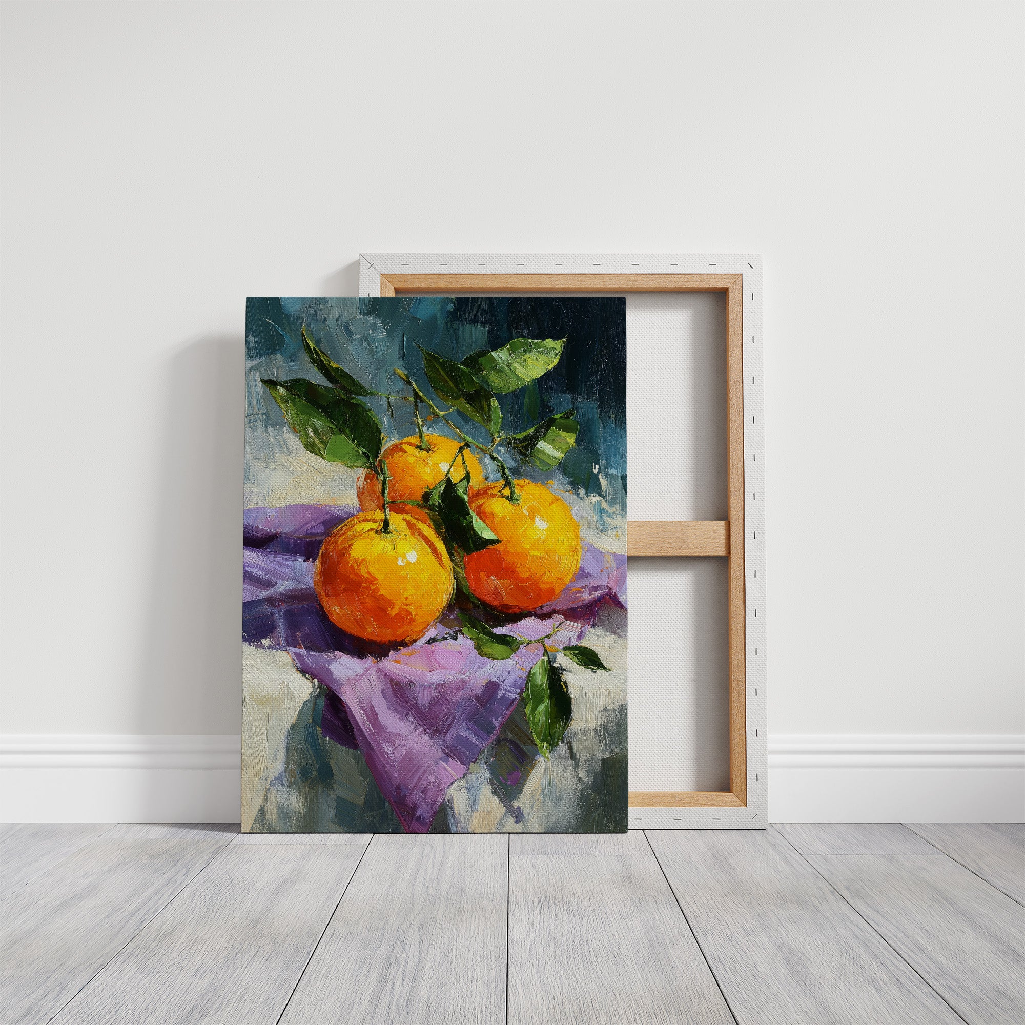 Three Oranges on a Lavender Day