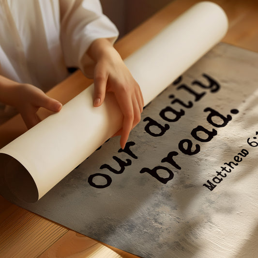 Morning Prayer On Rustic Wood