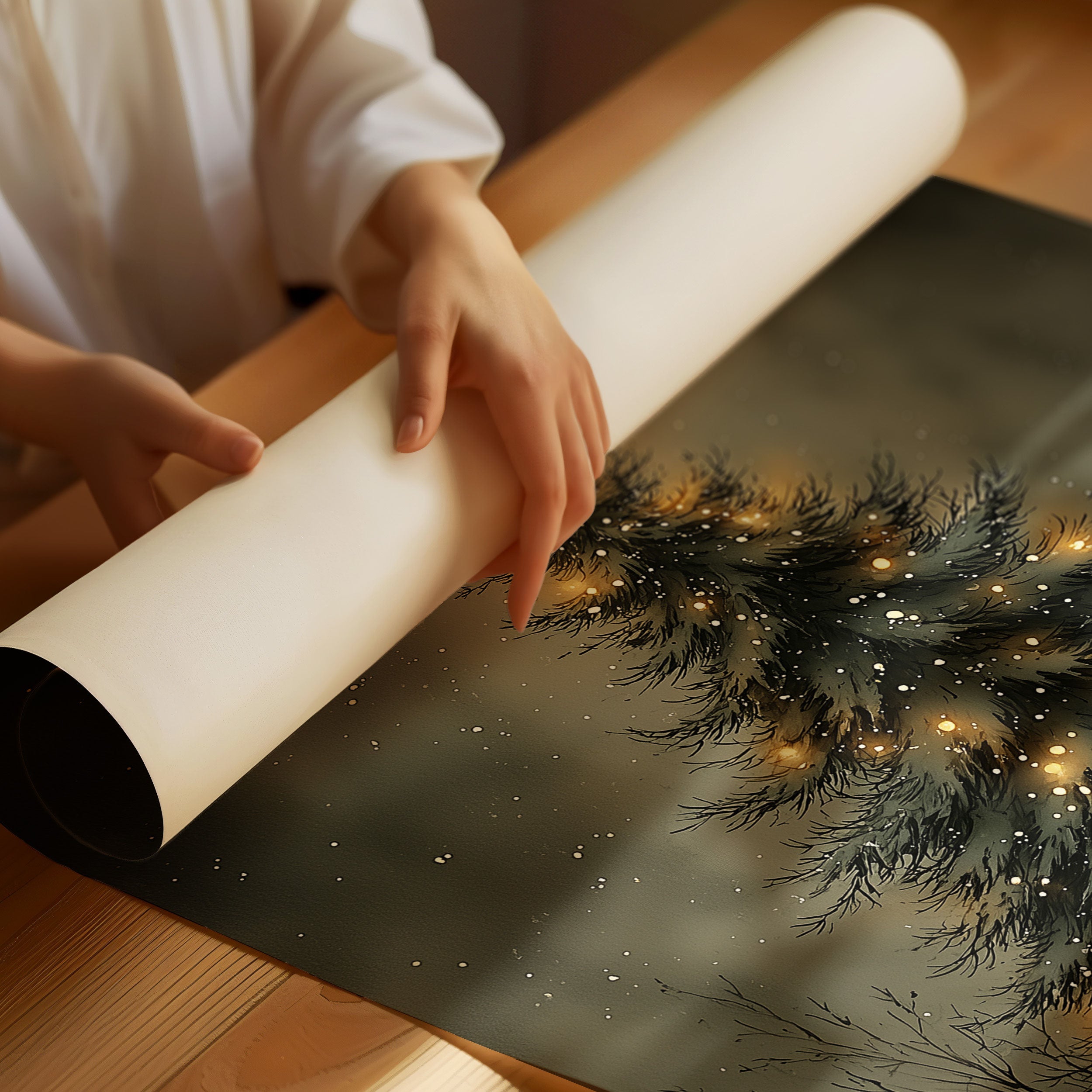 Silent Night Beneath Winter Stars