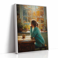 Autumn Light Through Kitchen Windows