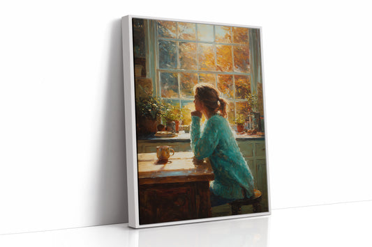 Autumn Light Through Kitchen Windows
